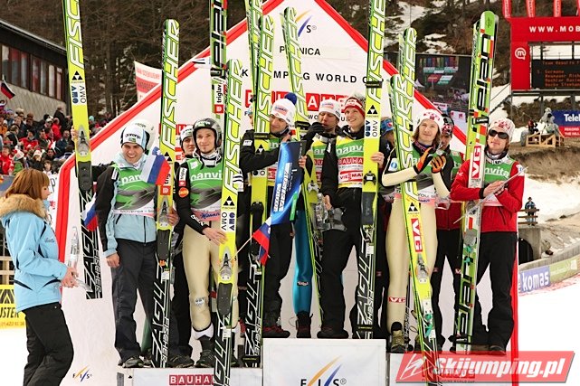 124 Podium konkursu druynowego